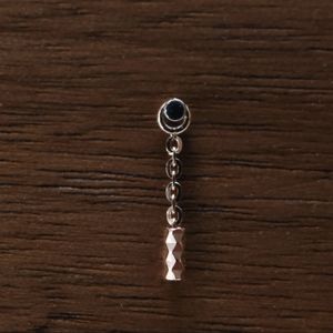 Geo charm chain in rose gold by Pupil hall